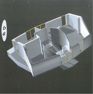 3D-Modell - Dachgeschoss